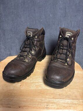 Irish Setter 83607 Work Boots Men’s 10.5D Soft Toe Brown Leather Lace-Up